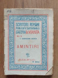 Amintiri- A. Vlahuta Editura: Librariei Leon Alcalay