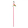Creion Rainbow, Model Glitter, Culoare Roz, Dimensiune 18cm, Oem