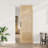 Ușa glisantă vidaXL cu set de hardware 78x232 cm Lemn masiv de pin