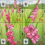 MOLDOVA 2016, Flora, WWF, serie neuzata, MNH, Nestampilat