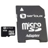 Card de memorie MicroSDHC Serioux SFTF08AC10, 8GB, Class 10 si adaptor SD, NOU, 8 GB