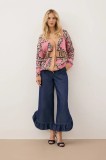 Bizuu cardigan din bumbac FLORANA culoarea roz, FLORANA R&Oacute;ŻOWY