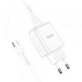 Incarcator Retea Cu Cablu USB-C HOCO N2, 10W, 2A, 1 x USB-A, Alb