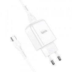 Incarcator Retea Cu Cablu USB-C HOCO N2, 10W, 2A, 1 x USB-A, Alb