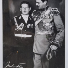 Regele Carol II si Regele Mihai, Fotografie de presa, Julietta, 935
