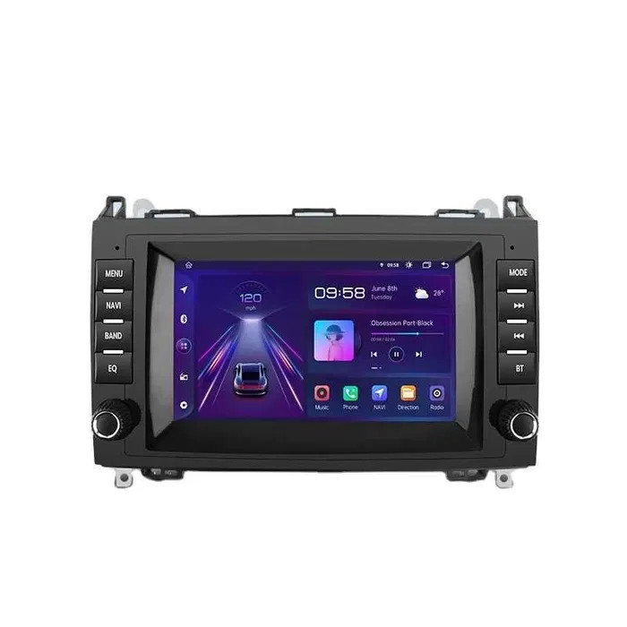Navigatie Dedicata Mercedes Vito Sprinter Viano B200 A B Class, Android, 7Inch, 4Gb Ram, 64Gb Stocare, Bluetooth, WiFi, Waze