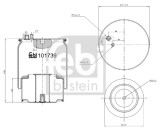 FEBI BILSTEIN 101739 Burduf, suspensie pneumatica