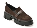 Pantofi GRYXX maro, 387340, din piele intoarsa