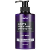 Tratament pentru par Honey &amp; Macadamia Cherry Blossom, 500ml, Kundal