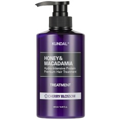 Tratament pentru par Honey &amp; Macadamia Cherry Blossom, 500ml, Kundal