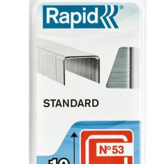 Capse RAPID 53 STANDARD, 10 mm, 1080 buc, capse pentru capsatoare, capse, capse