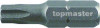 Bit torx T30 x 25 mm SVCM prindere 1/4&amp;quot; set 2 bucati Topmaster Profesional