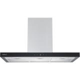 Hota decorativa Tesla DC900AXB, T-shape, 90cm1 motor DC 75W, 630m3/h, display LED, inox/sticla