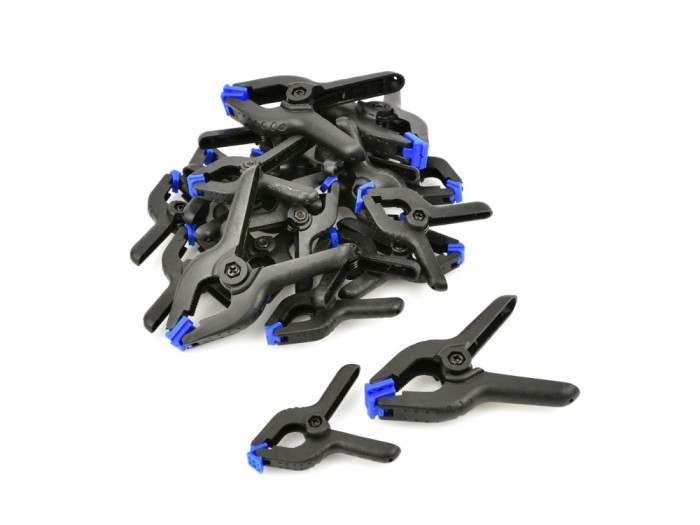 Set cleme cu arc fixare menghine, 22 elemente, Geko G29929