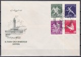 Germania RDG 1956 - Festivalul de Gimnastică și Sport de la Leipzig, FDC