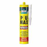 Adeziv Poliuretanic Lemn Bison PU MAX Timber Express, 310 ml, Adeziv Poliuretanic pentru Lemn, Adezive Rezistente la Apa, Amenajari Interioare, Adeziv