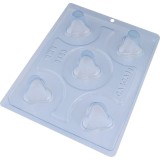 Forma ciocolata cupa, 3 parti, 5 cavitati, &Oslash;43mmx30mm