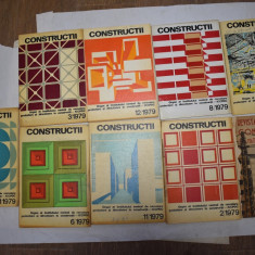 lot noua reviste Constructii 1979 si 1960