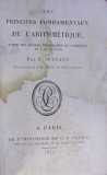 LES PRINCIPES FONDAMENTAUX DE L&#039;ARITHMETIQUE de P. PEYRARD (1813)