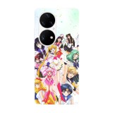 Husa compatibila cu Huawei Nova Y70 model Sailor Moon S Group, Silicon, TPU, Viceversa, Transparent, Carcasa