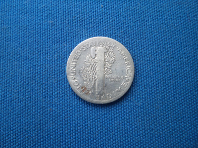 ONE DIME 1923 Ag/SUA foto