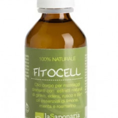 Ulei de masaj 100% natural Fitocell, 100ml, La Saponaria