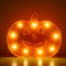 Decor Halloween, Dovleac LED, Plastic, Portocaliu, 9 Becuri, 24.5x3x21cm, Funcționare pe Baterii