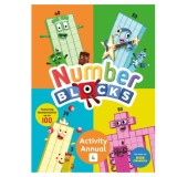 Carte cu activitati Numberblocks pana la 100 pentru copii 3+