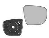 Geam oglinda exterioara cu suport fixare Hyundai Tucson (Lm), 10.2009-; Ix35 (Lm), 10.2009- , Dreapta, geam convex; cromat