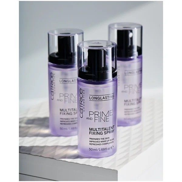 Catrice Prime and Fine Multitalent spray pentru fixarea machiajului, 50 ml