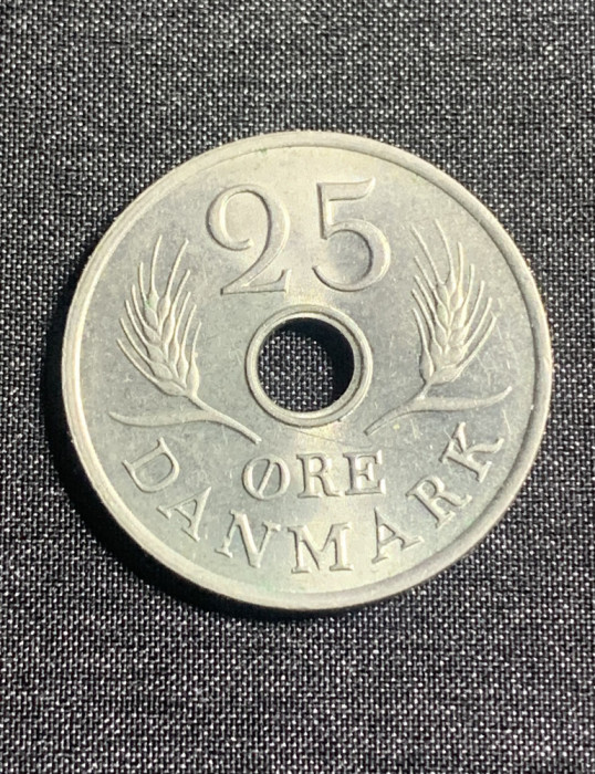Moneda 25 ore 1968 Danemarca