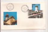 P6 Plic FDC - Prima zi a emisiunii - Obiective Turistice, format mare 1978