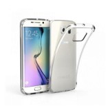 Cumpara ieftin Husa protectie pentru Samsung Galaxy S6 Edge, Transparent, Slim, folie de protectie gratis, MyStyle