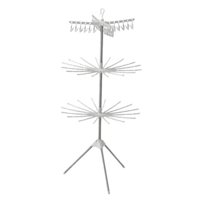 Uscator conic de rufe, 3 nivele, 16 brate, carlige, 170cm foto