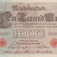 GERMANIA 1.000 marci 1910 VF!!!