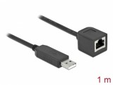 Cablu USB la serial RS-232 RJ45 (pentru router Cisco) T-M 1m, Delock 64164