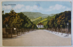 GARA PUCIOASA - CARTE POSTALA ILUSTRATA , POLICROMA , NECIRCULATA , PERIOADA INTERBELICA foto