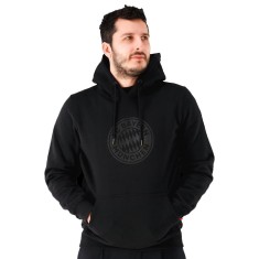 Bayern M&uuml;nchen hanorac de bărbați cu glugă Essential fullblack - XXL