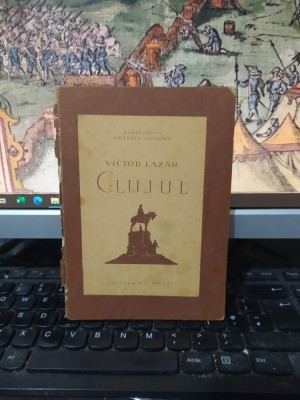 Victor Lazăr, Clujul, Biblioteca orașelor noastre, Cultura Națională, București 1923, Ex Libris Fundațiile Culturale Regale, 024 foto