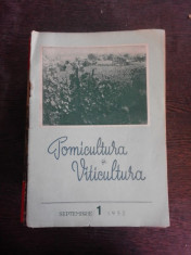 REVISTA POMICULTURA SI VITICULTURA NR. 1/1952 foto