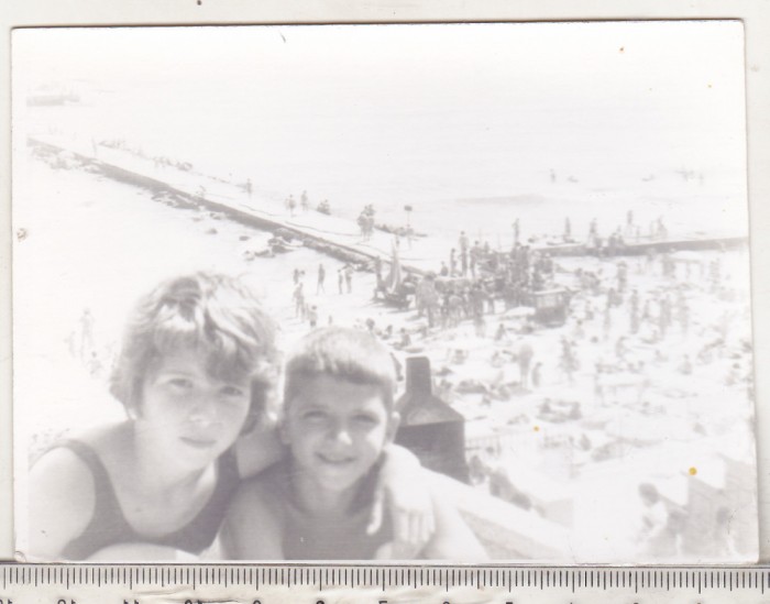 bnk foto Eforie Sud - plaja si digul - anii `70