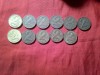 Set 11 Monede Ungaria 2 forint 1970 ,74 ,75 ,76 ,78 ,79 ,81 ,82 ,83 ,85 ,89 cal., Europa