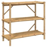 Cumpara ieftin Raft cu 3 niveluri, 100x40x90 cm, bambus