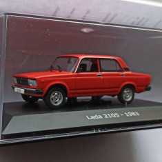 Macheta Lada 2105 1983 rosu - IXO/Hachette 1/43