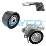Set curea transmisie cu caneluri Nissan Qashqai / Qashqai +2 I, X Trail, X-Trail II; Renault Grand Sc&eacute;nic II, Grand Sc&eacute;nic III, Koleos I, Laguna,