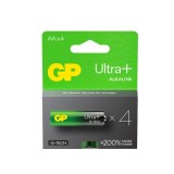 Set de 4 baterii alcaline GP Ultra Plus G-TECH LR6/AA