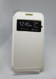 Cumpara ieftin Husa flip HTC Desire 320 + cablu de date cadou, Alb