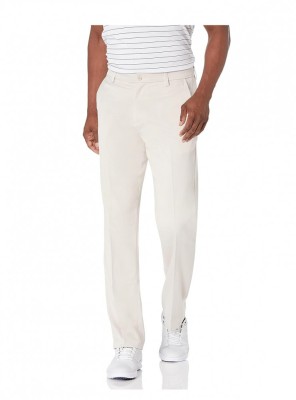 Pantaloni lungi de golf Amazon Essentials pentru barbati, bej, 36W 32L - OUTLET foto