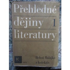 Balajka Bohu&scaron; - Přehledn&eacute; dějiny literatury I. IN LIMBA CEHA