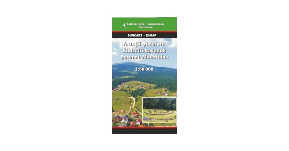Harta Muntii Sureanu / Wanderkarte / Hiking Map M 1:50.000 | Okazii.ro
